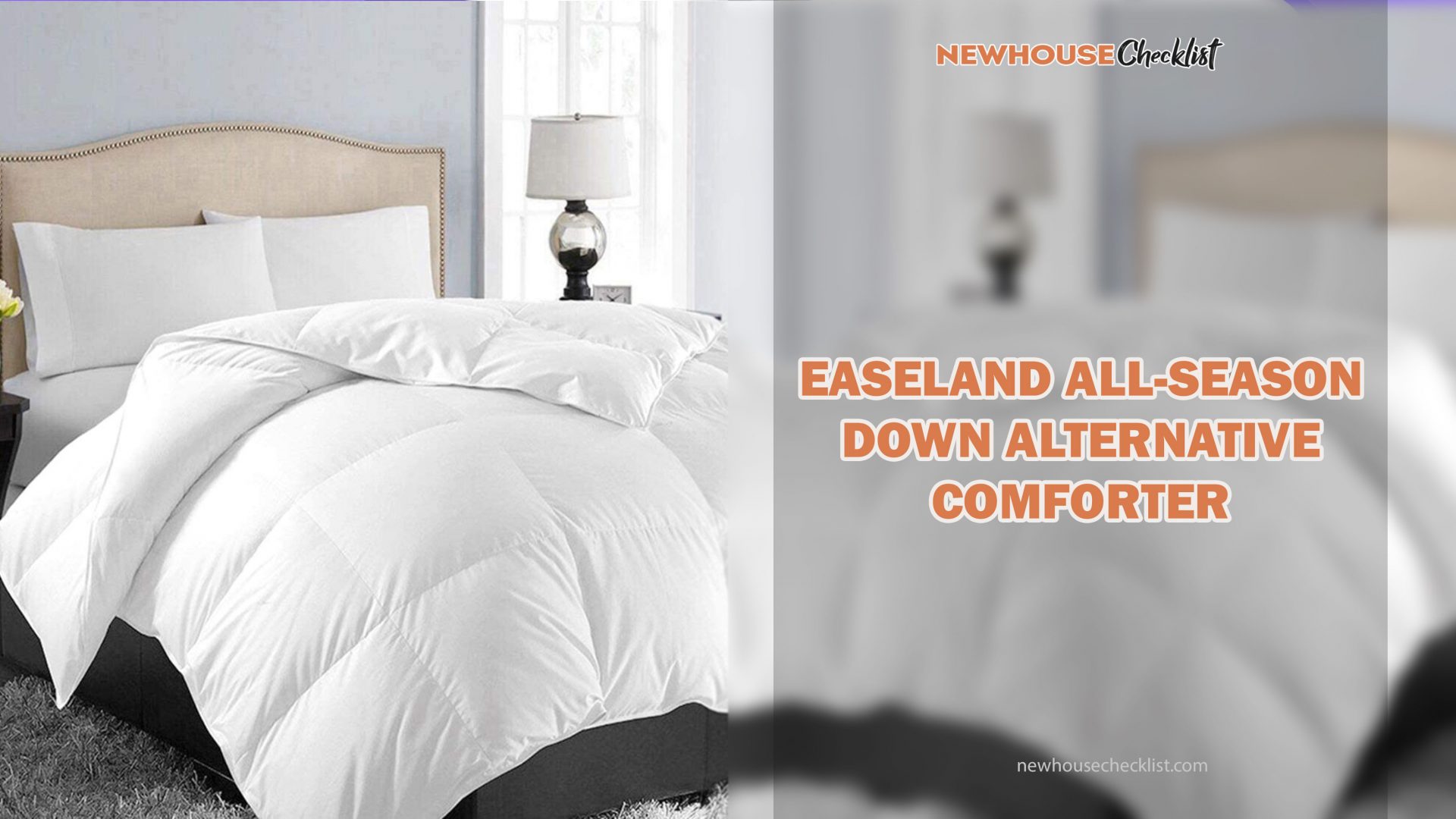 Best Soft Fluffy White Comforter Set Full, Queen, King, Twin, Twin XL